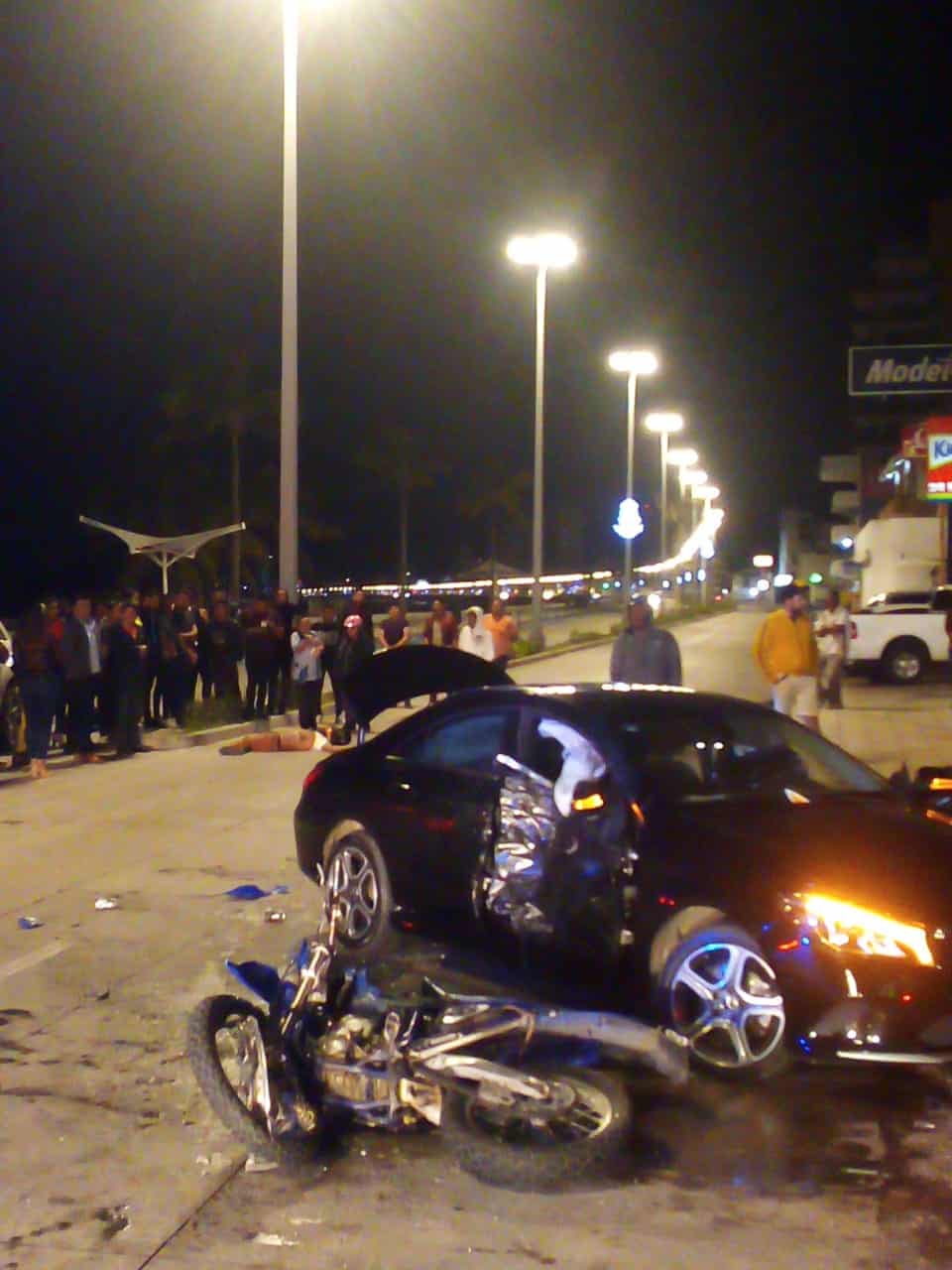 Choque, malecón, Muerto