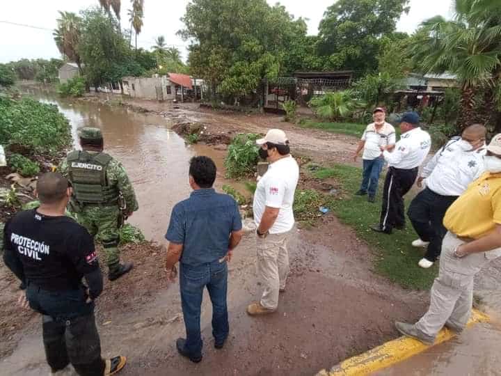 evacuadas, Lluvias, viviendas