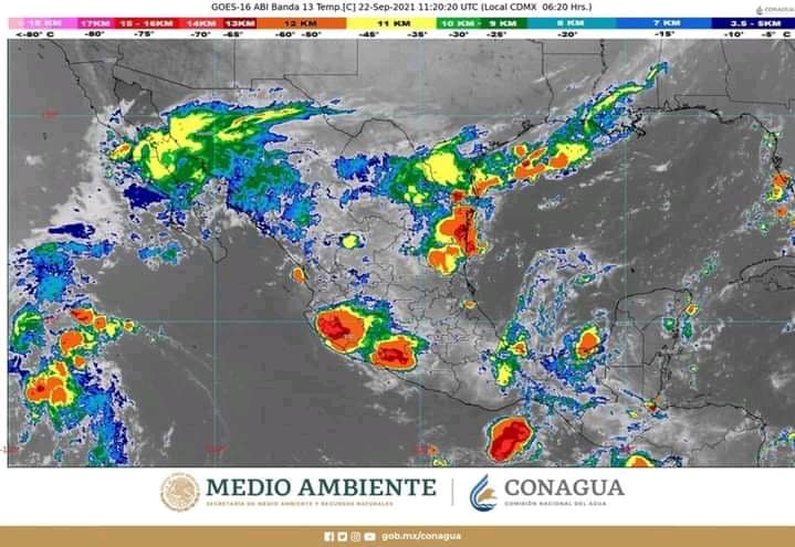 Lluvias, pronóstico, smn
