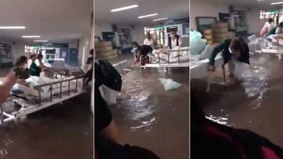 Hidalgo, Hospital, inundacion