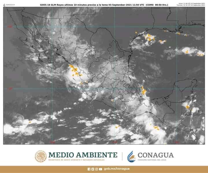 Lluvias, pronóstico, Sinaloa