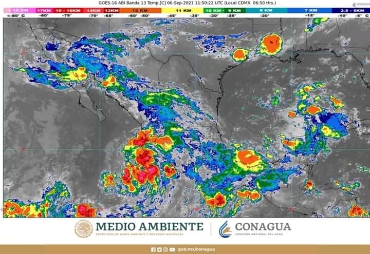 fuertes, Lluvias, pronóstico