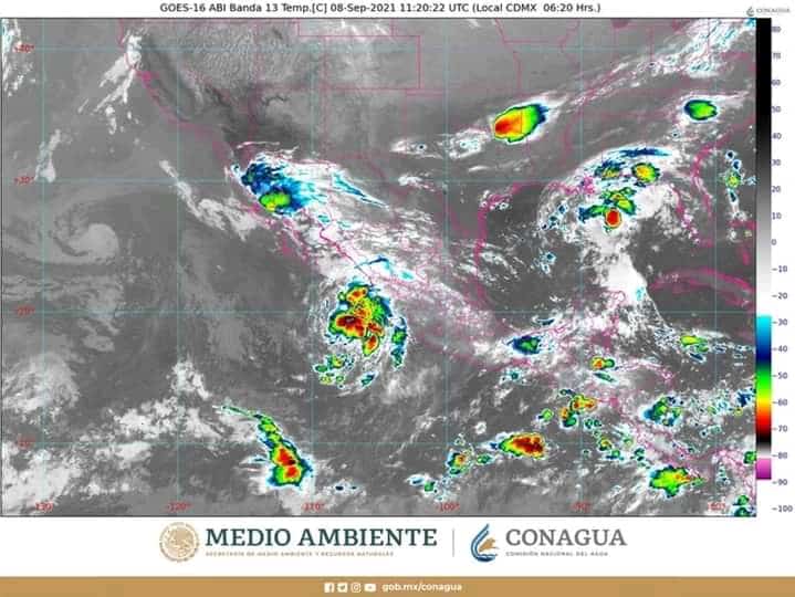 descargas eléctricas, Lluvias, pronóstico