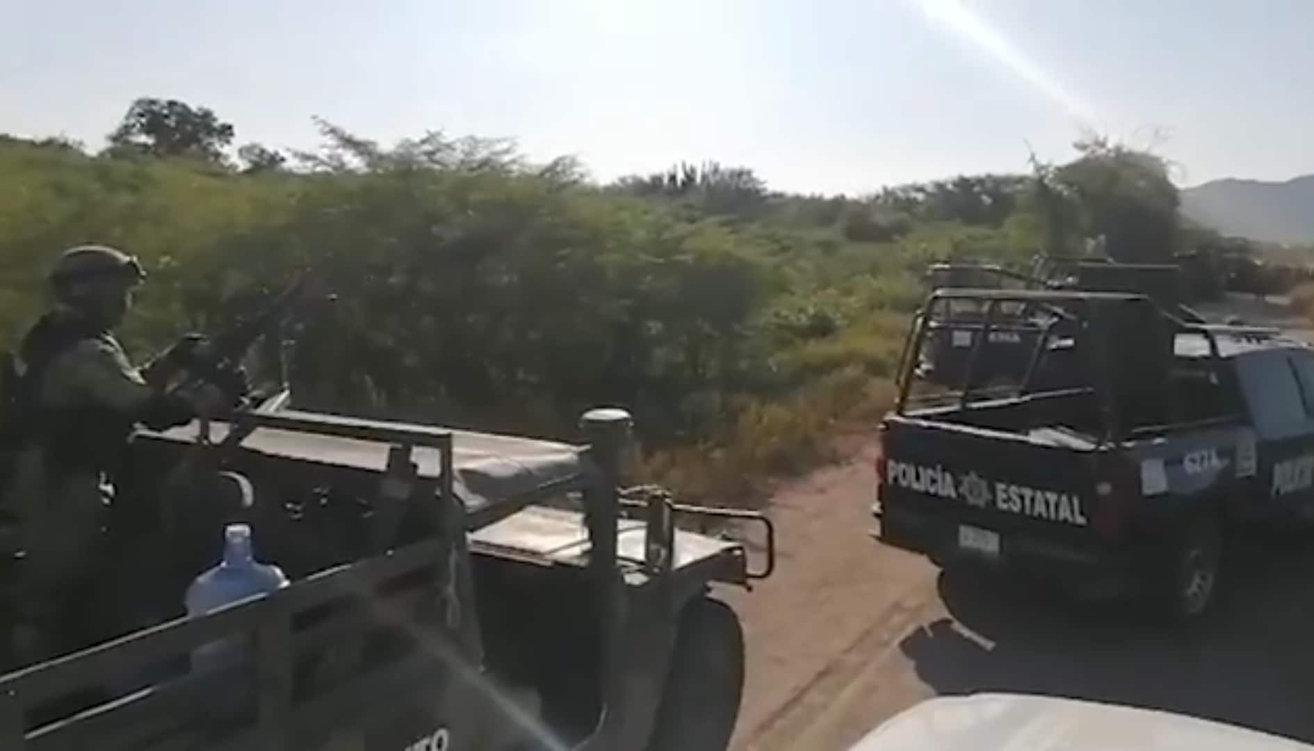 armamento asegurado, Culiacán, persecución Culiacán
