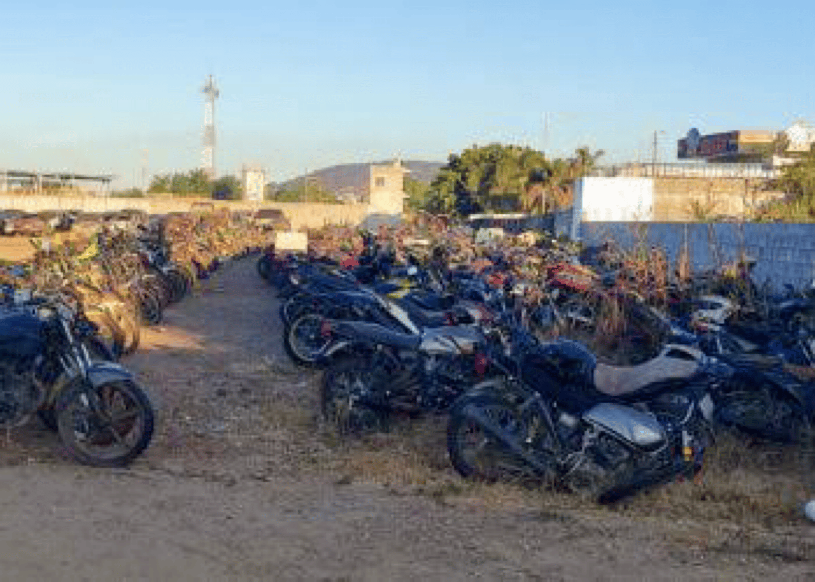 Se están robando las motocicletas en Pensión Municipal de Mazatlán