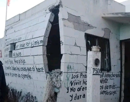 Accidente Urías, artefacto explosivo