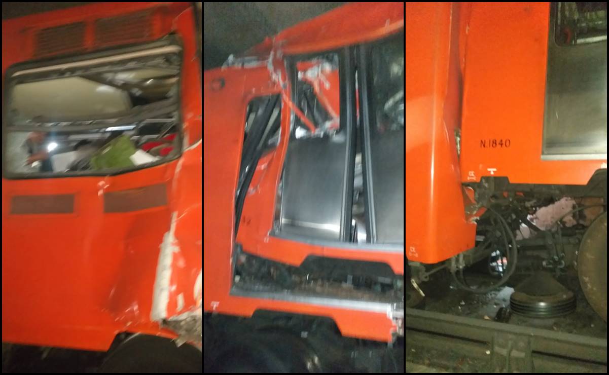 choque tren, línea 3, Metro CDMX