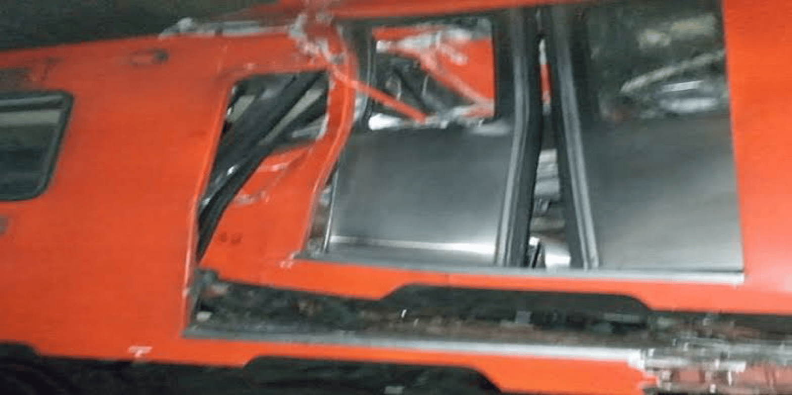 Choque de trenes de la línea 3 en CDMX