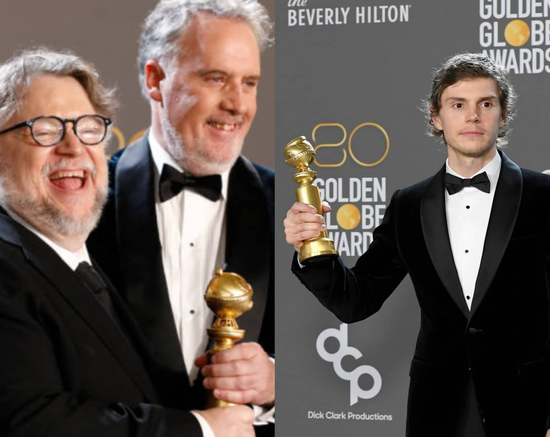 Del Toro, Evan Peters, Golden Globe