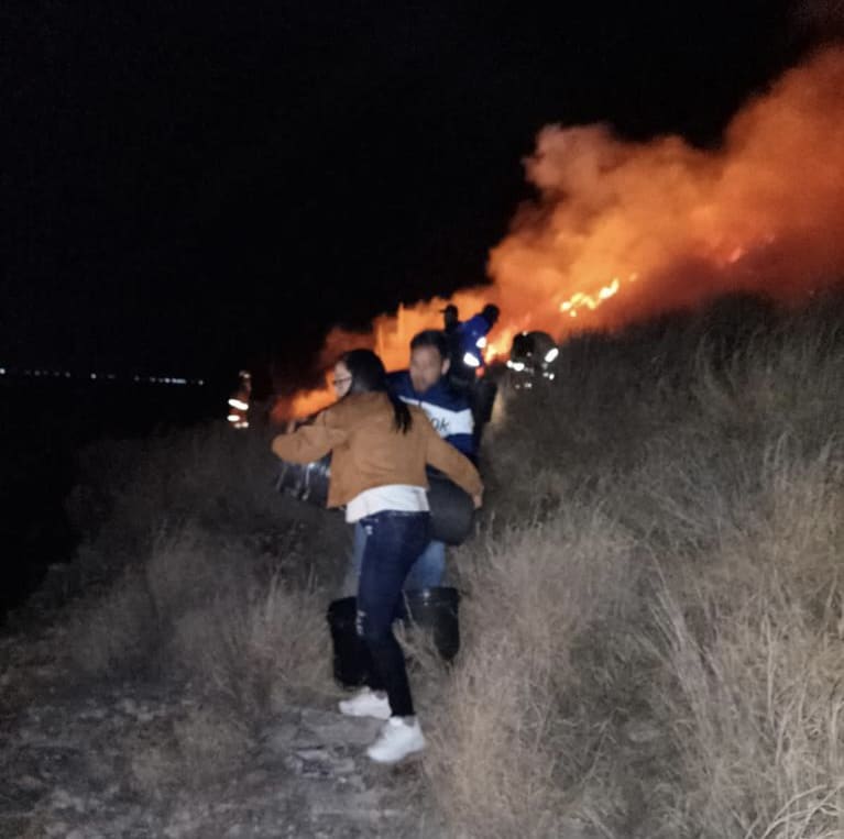 ahome, incendio, Topolobampo