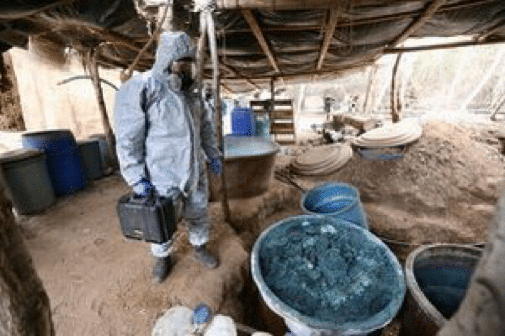 laboratorio metanfetaminas Angostura