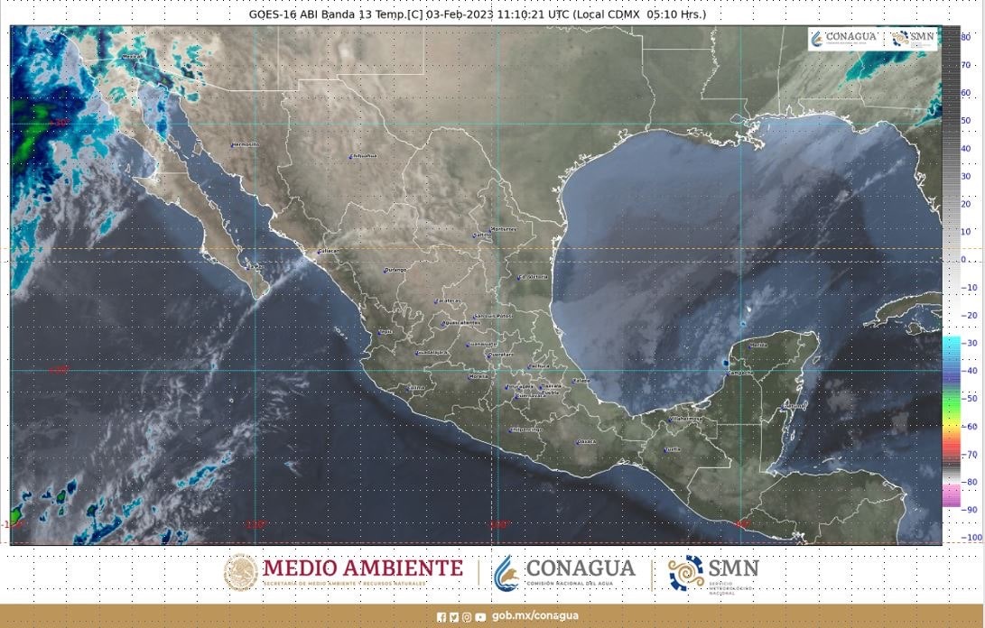 clima, clima México, frente frío