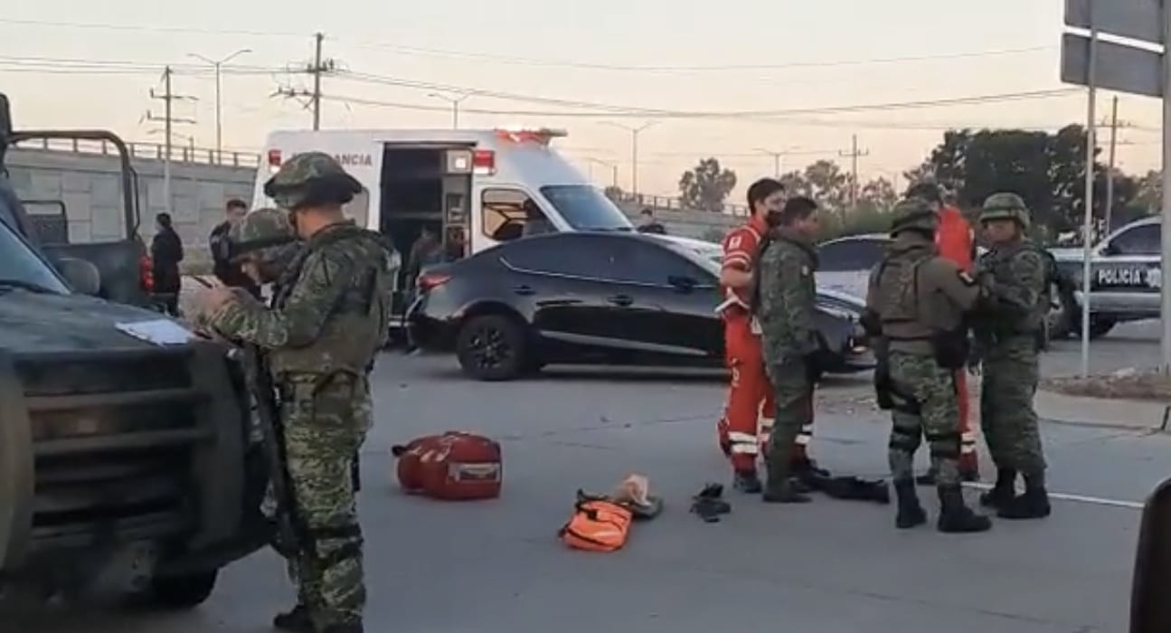 accidente Culiacán, Culiacán, militares