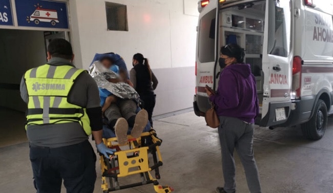 ahome, Bagojo Colectivo, quemaduras