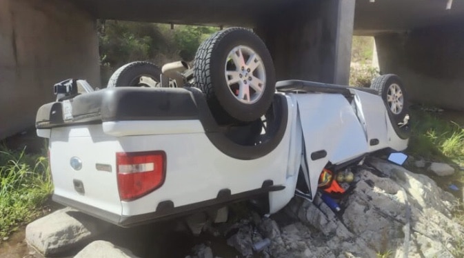 accidente Culiacán, Sanalona Imala, Volcadura