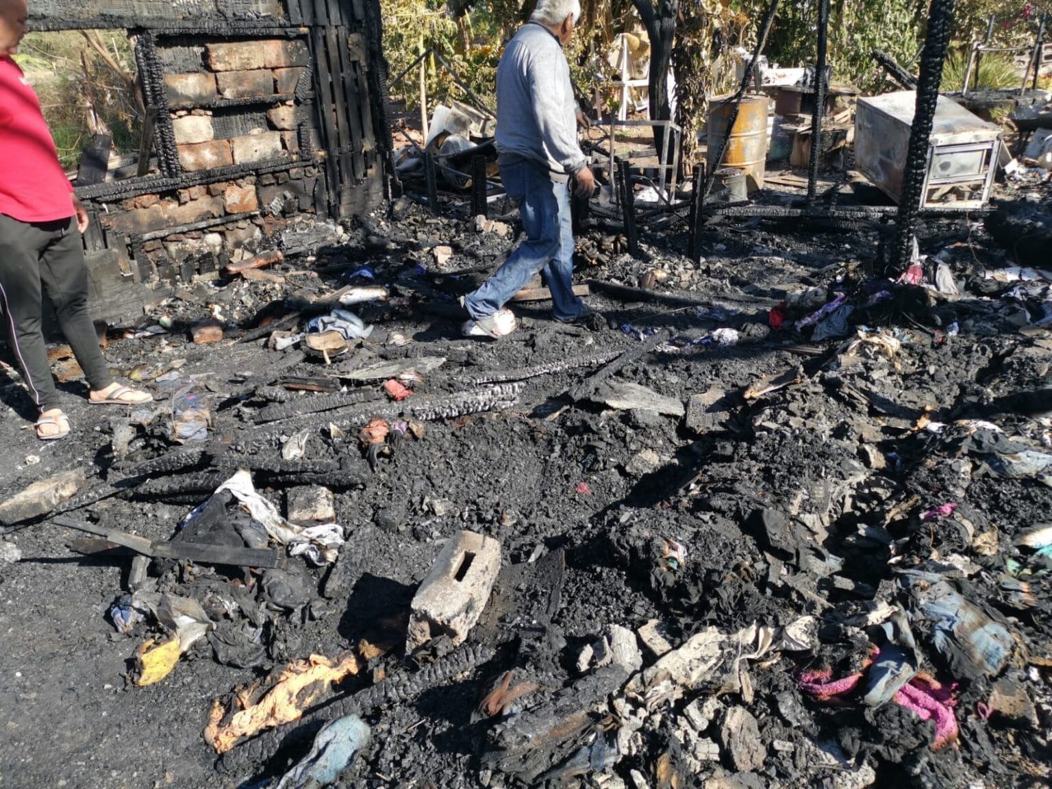 accidente, fuego, incendio, Los Mochis