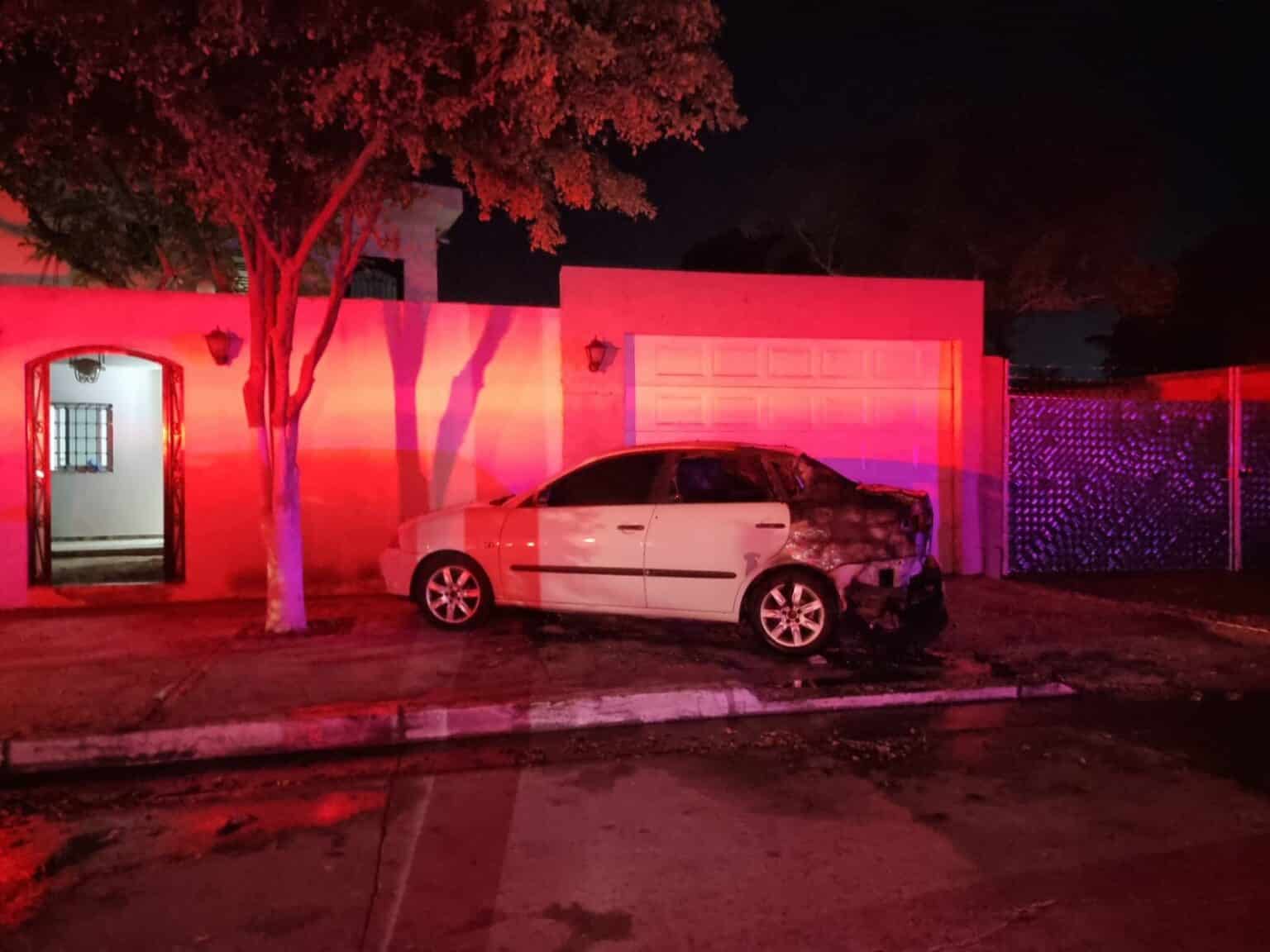 Culiacán, incendio, vehículo