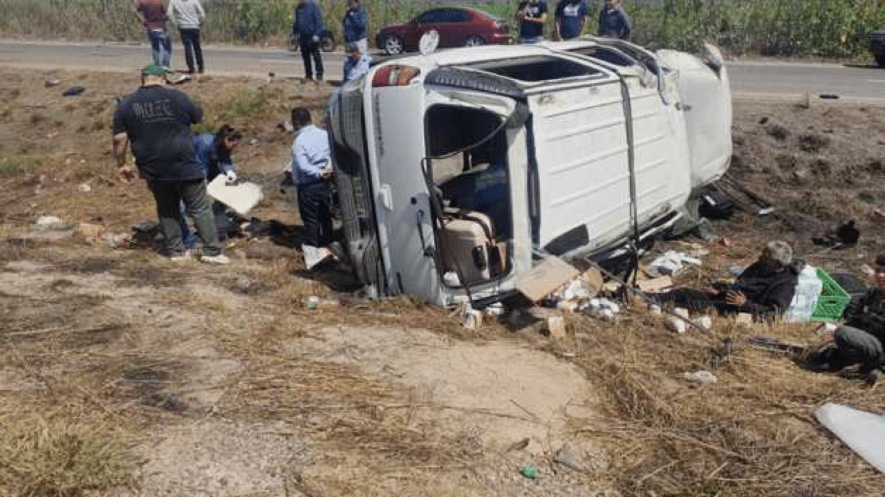 volcadura valle del Carrizo