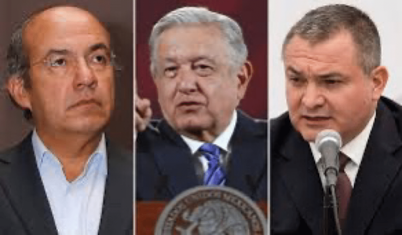 amlo, Felipe Calderon, Genaro Garcia Luna