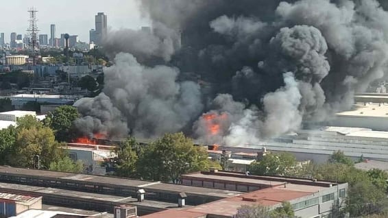 fábrica Acapotzalco, incendio