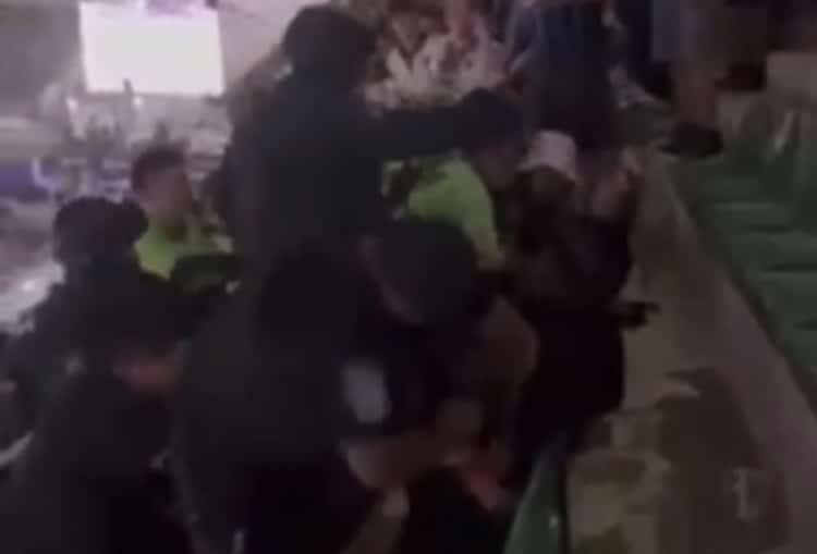 Aficionado Monterrey, Estadio Kraken, Policías Mazatlán