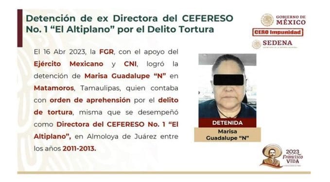 detenida, ex directora, penal altiplano