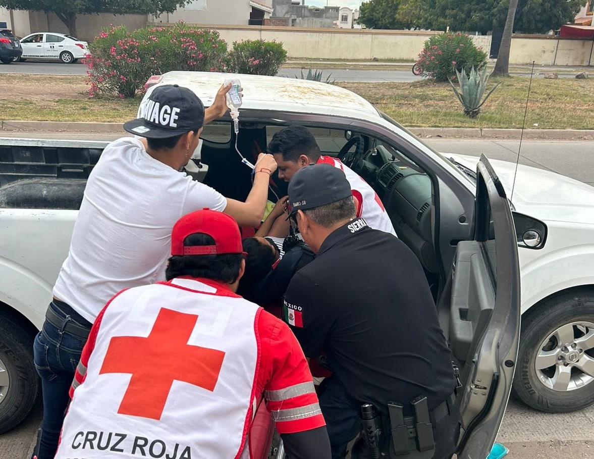 ahome, Embarazada, mujer, Policías