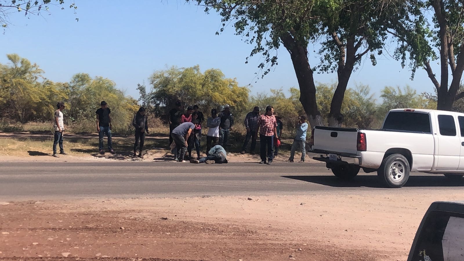 accidente, ahome, atropellado, Hombre