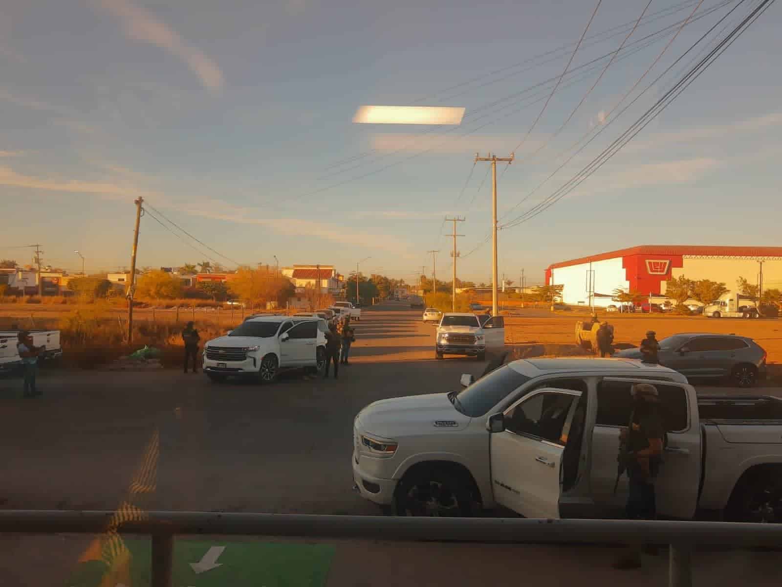 hombres armados, Los Mochis, redes sociales