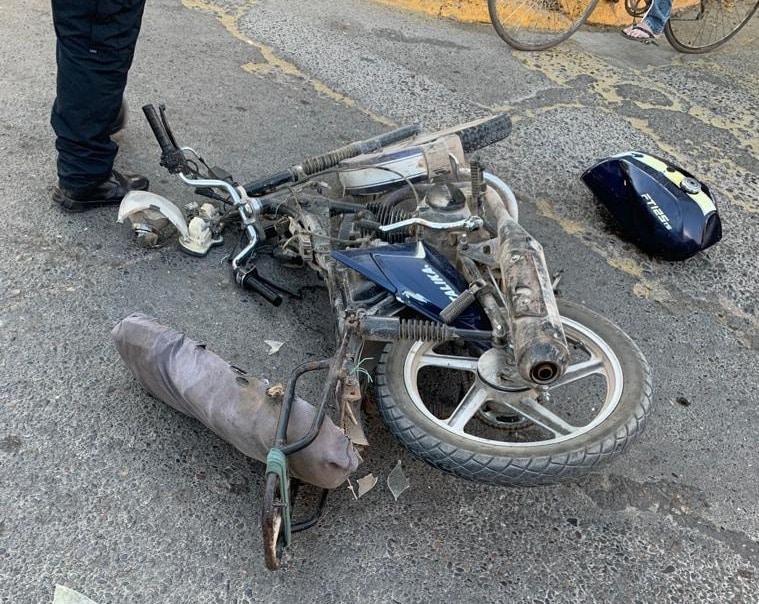 accidente, Choque, Guasave, motocicleta, Pareja, Sinaloa