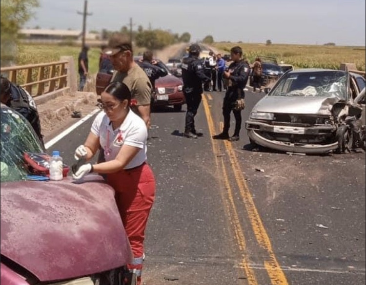 accidente, Angostura, Choque Angostura