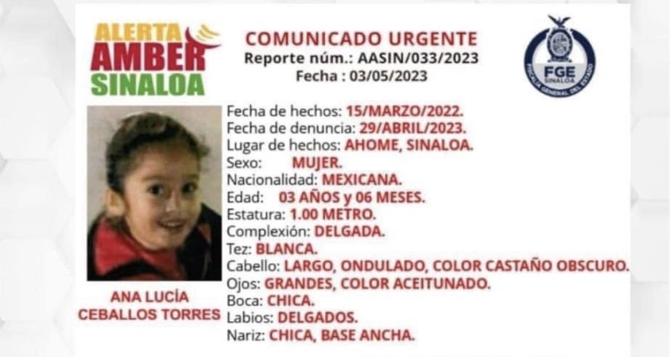 ahome, Australia, niña desaparecida