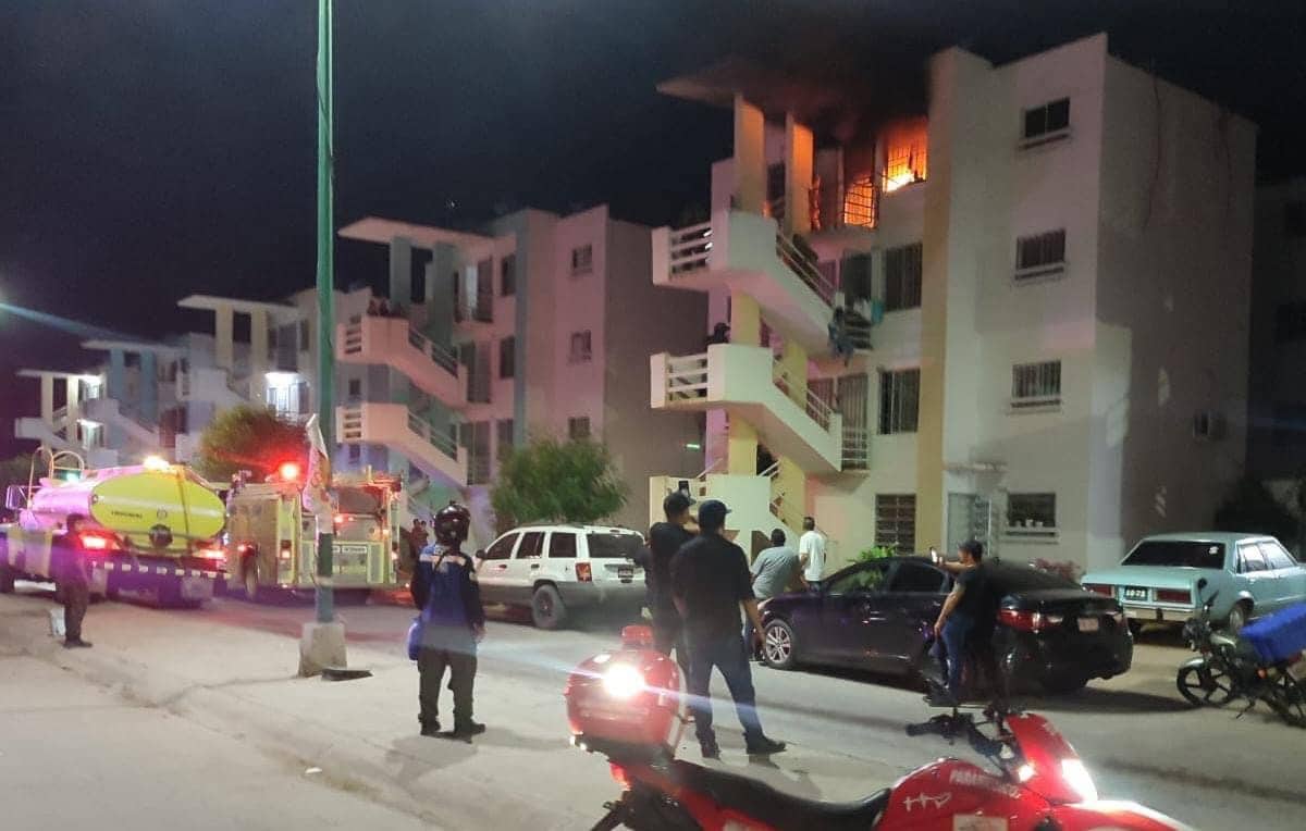 Alturas del Sur, Departamento, incendio Culiacán