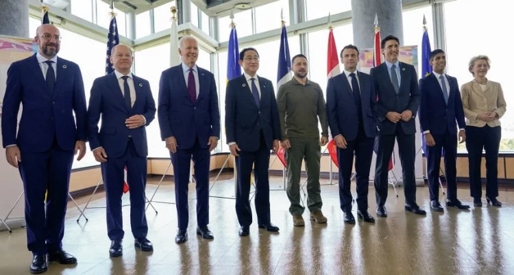 G7, Rusia, Ucrania, Volodimir Zelenski