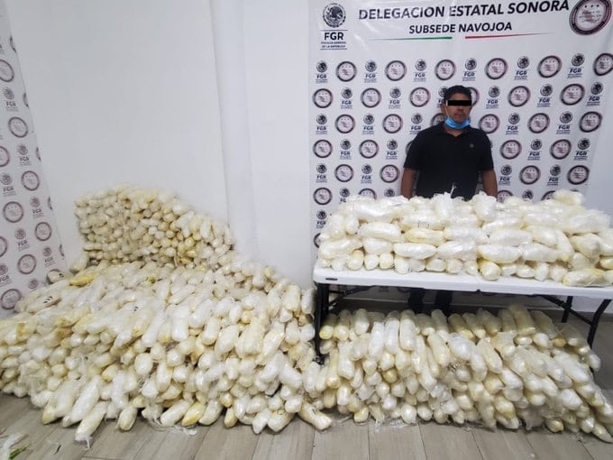 Decomiso, Metanfetamina, Navojoa