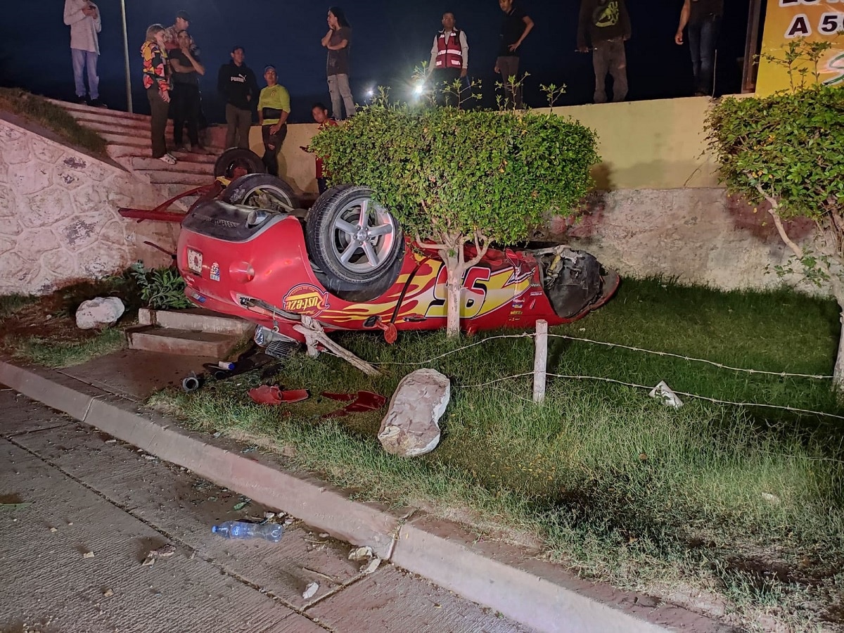 accidente, ahome, rayo Mcqueen