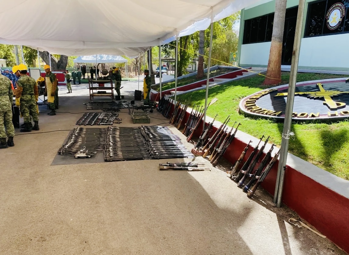 armas, Culiacán, SEDENA, Sinaloa