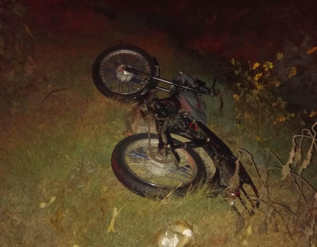 accidente, Choque, motociclista, muerte