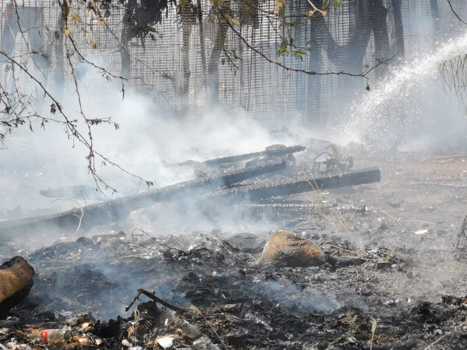 heridos, incendio, Los Mochis