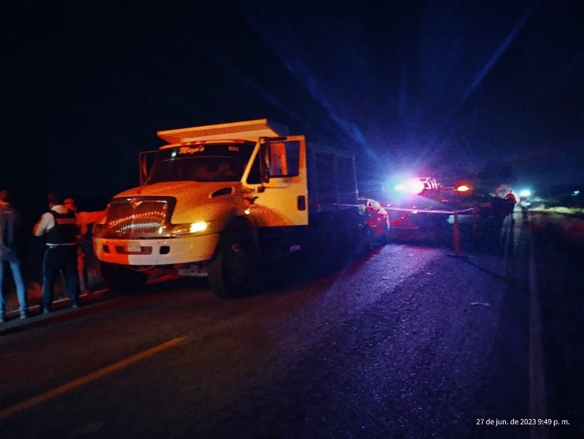 accidente, Angostura, Choque