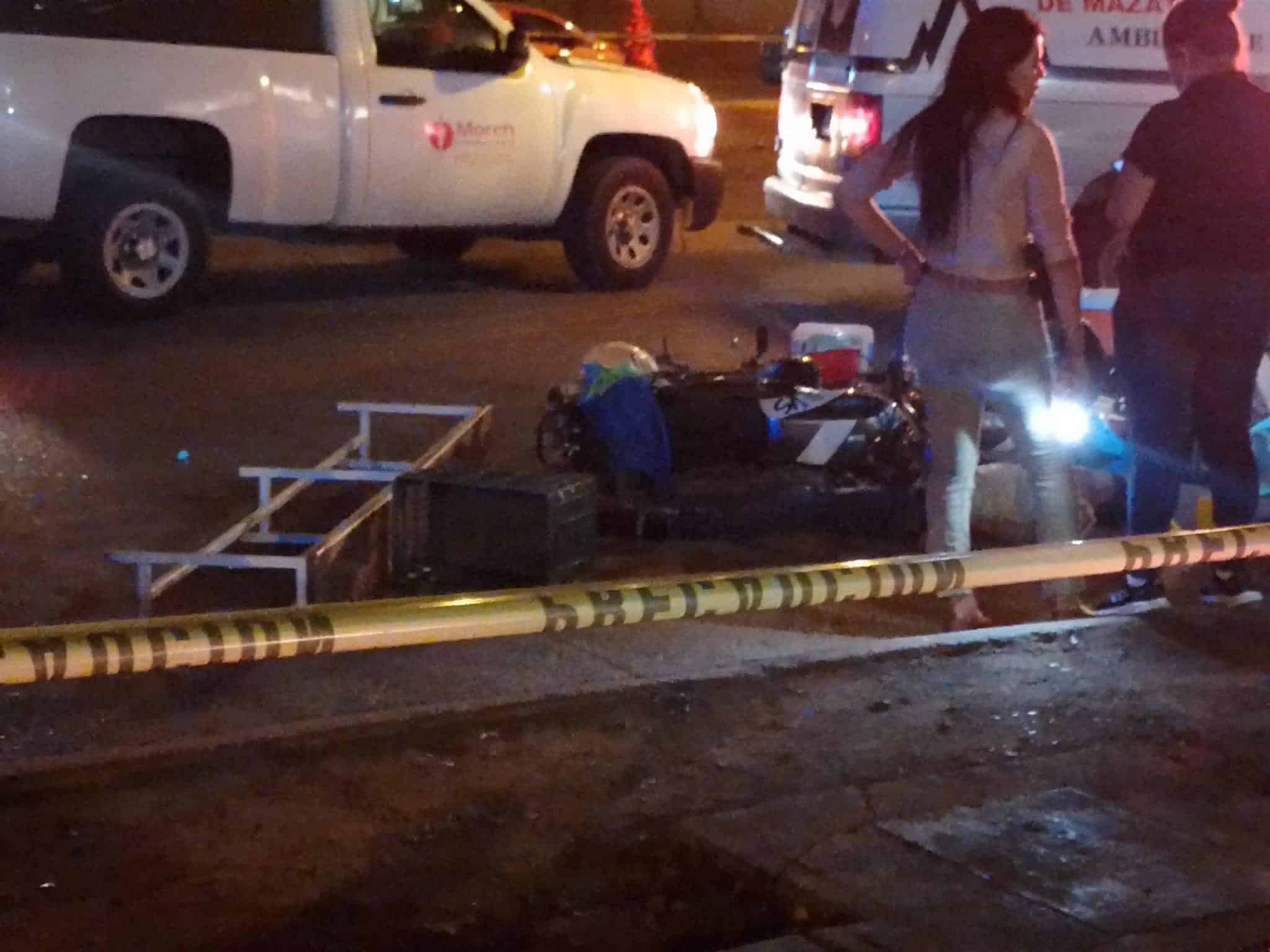accidente, Mazatlán, motociclista