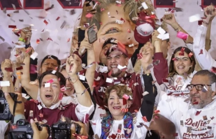 Delfina Gómez, Elecciones EdoMex, INE