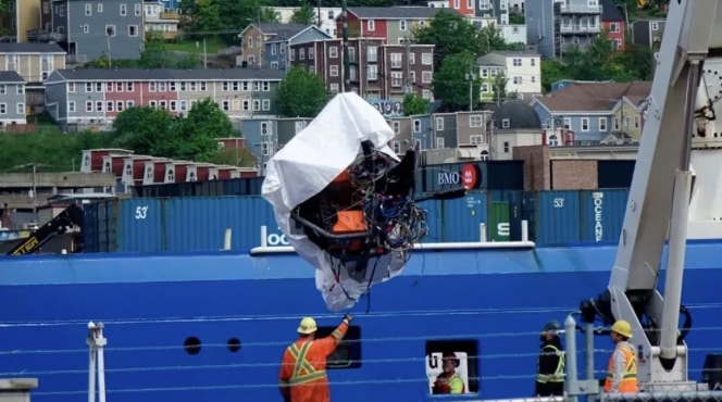 Canadá, Restos Titan, sumergible Titan