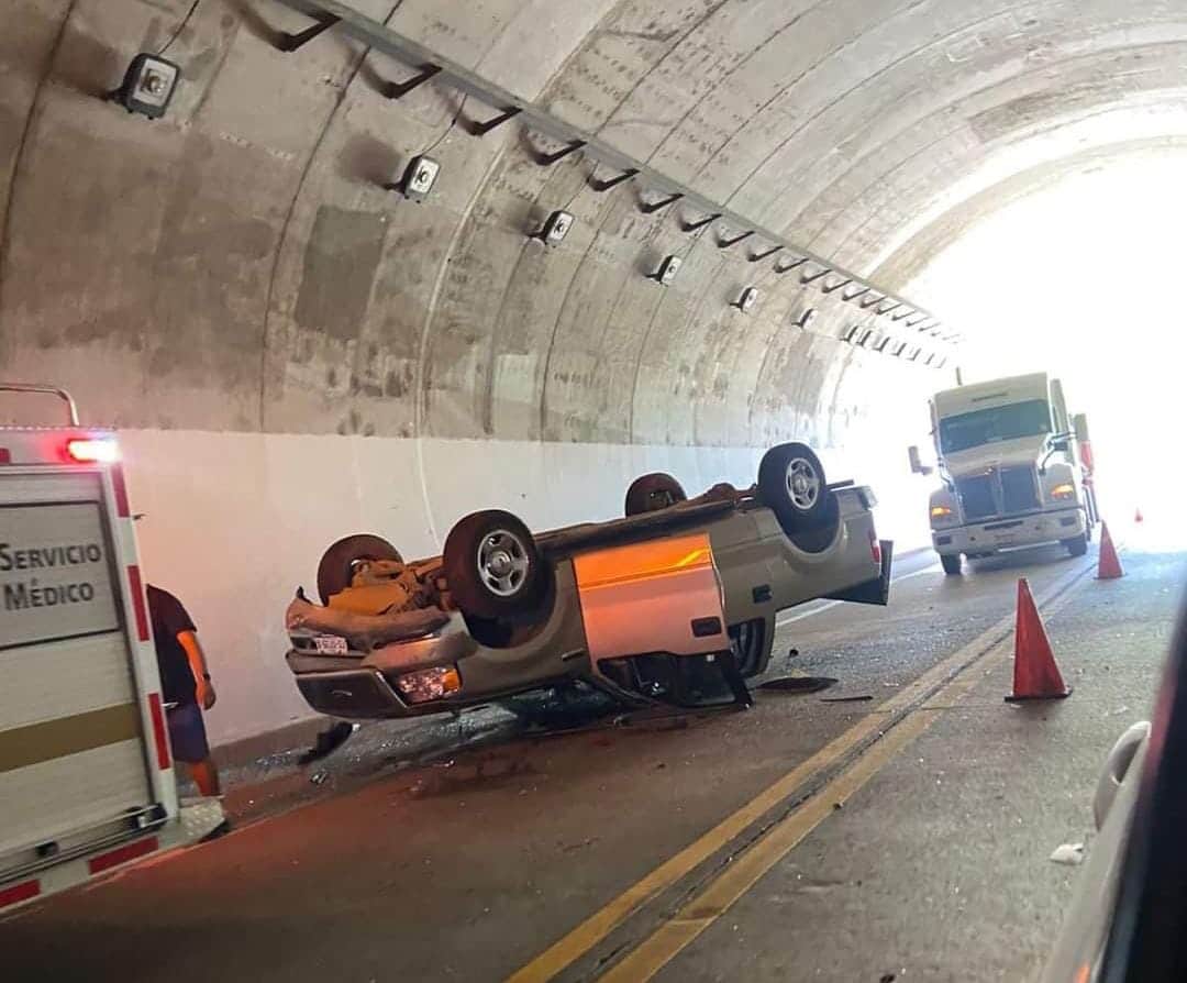 accidente, concordia, Volcadura