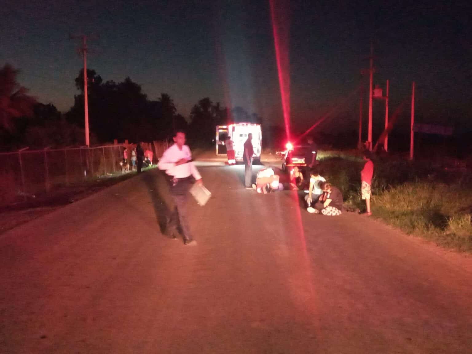 accidente, dos heridos, Guasave