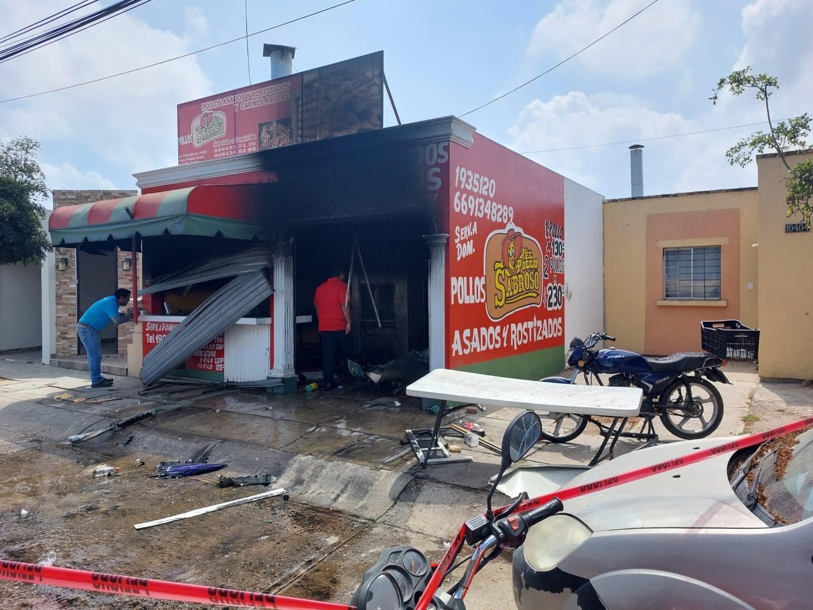 Explosión Pollería, Mazatlán, pradera dorada