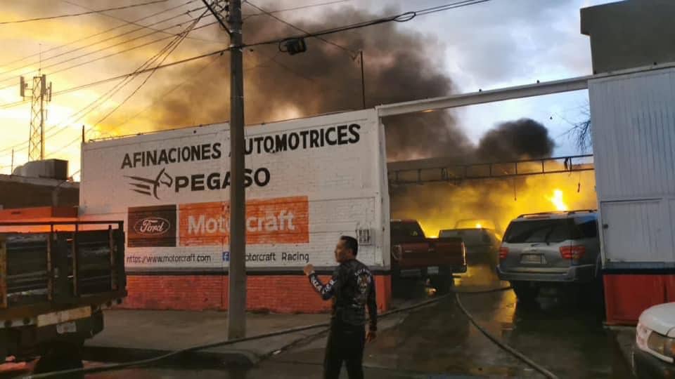 Culiacán, Incendio Taller