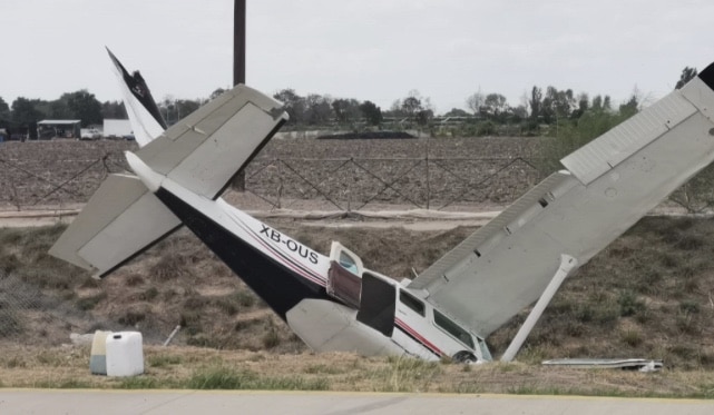 Accidente aéreo, avioneta, Navolato