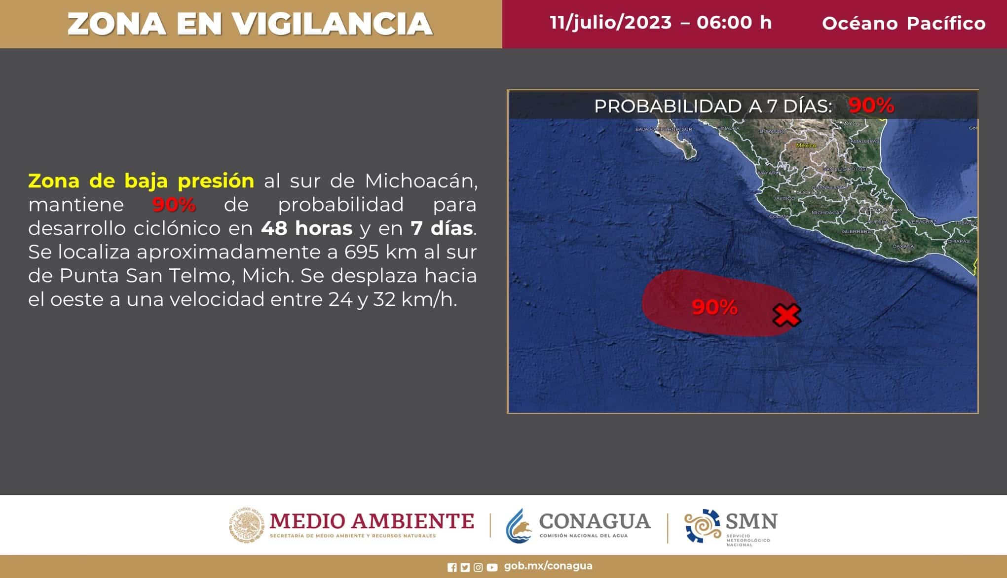 clima, Sinaloa, Tormenta Calvin