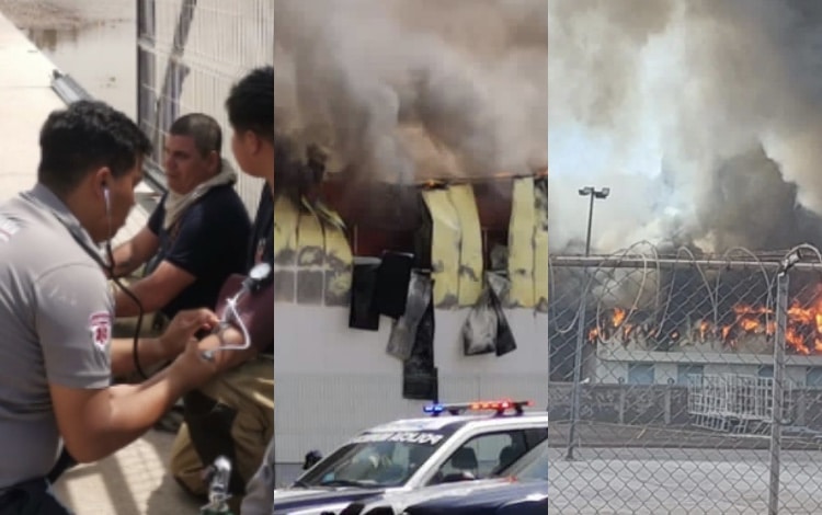 Incendio bodega, Los Mochis